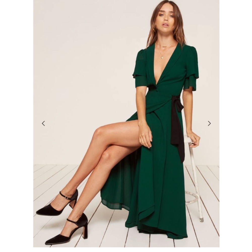 The Reformation Petites Layley Dress - S